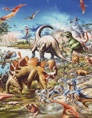 Dinosaur Montage
